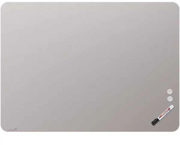 Legamaster MATTE RC stiklinė lenta 90x120 cm šiltai pilka, Pilka, 1200 mm, 900 mm, 4 mm, 14,1kg, 1295 mm