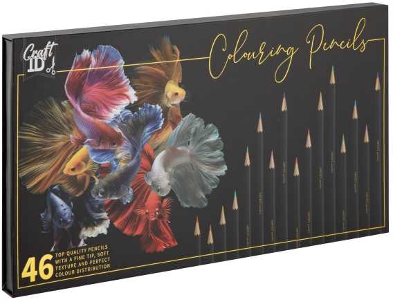 „Craft Sensations“ – 46 vnt. spalvinimo pieštukų (CR0500)
