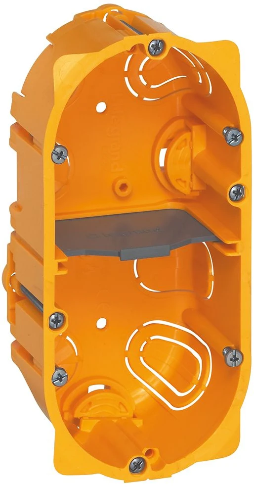 Legrand Box 60mm įleidžiama gipso kartono plokštė 60mm 142x50mm geltona Batibox (080052)