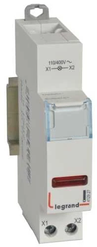 Legrand LED modulinė lempa raudona 110 / 400V L401 (412927)