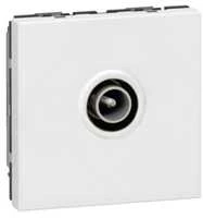 LEGRAND Antenos lizdas, vienas TV kištukas, 9,52 mm2, modulis, baltas