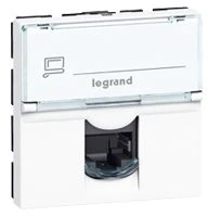 Legrand 076576, RJ-45, 2 moduliai, STP, 6a, balta, 493 g