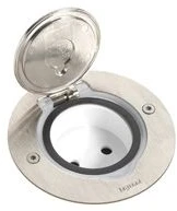 Legrand POKRYWA GNIAZD POJEDYNCZA OKRĄGŁA INOX - 089701