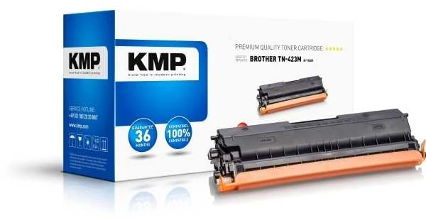 Legrand KMP Printtechnik AG KMP toneris Brother TN-423M/TN423M purpurinis (magenta) 4000 psl. B-T100X perdirbtas