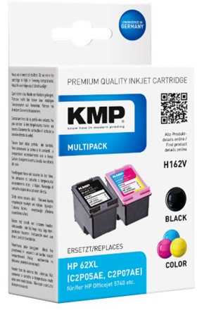 Legrand Tusz KMP KMP H162V Promo Pack BK/Color komp. su HP C2P05AE/C2P07AE