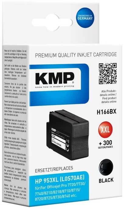 Legrand Tusz KMP KMP H166BX - 55 ml - didelės talpos - juoda - suderinama - rašalo kasetė (alternatyva: HP 953XL, HP L0S70AE) - skirta HP Officejet Pro 7740, 8210, 8216, 8218, 8710, 8720, 8730, 8740