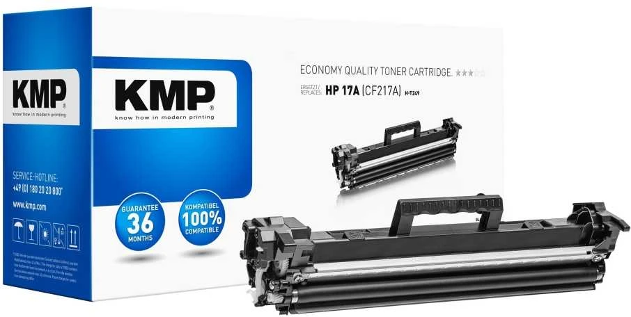 Toneris KMP Printtechnik AG Juoda, atnaujintas gaminys 17A (2541,4000)