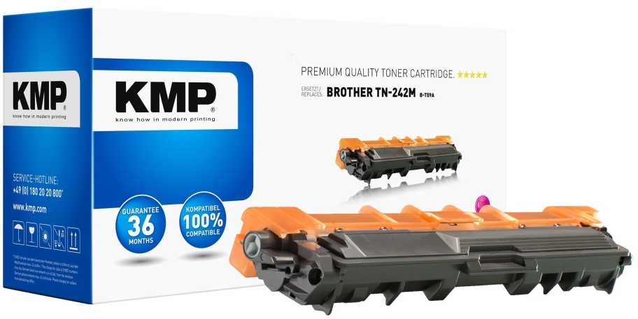 Legrand KMP Printtechnik AG KMP toneris Brother TN-242M/TN242M magenta 1400 S. B-T59A restauruotas