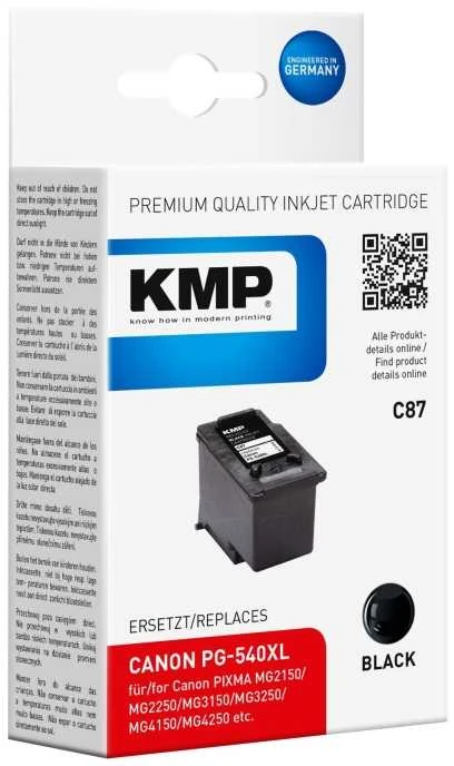 Legrand KMP C87 juoda rašalo kasetė, suderinama su Canon PG-540 XL