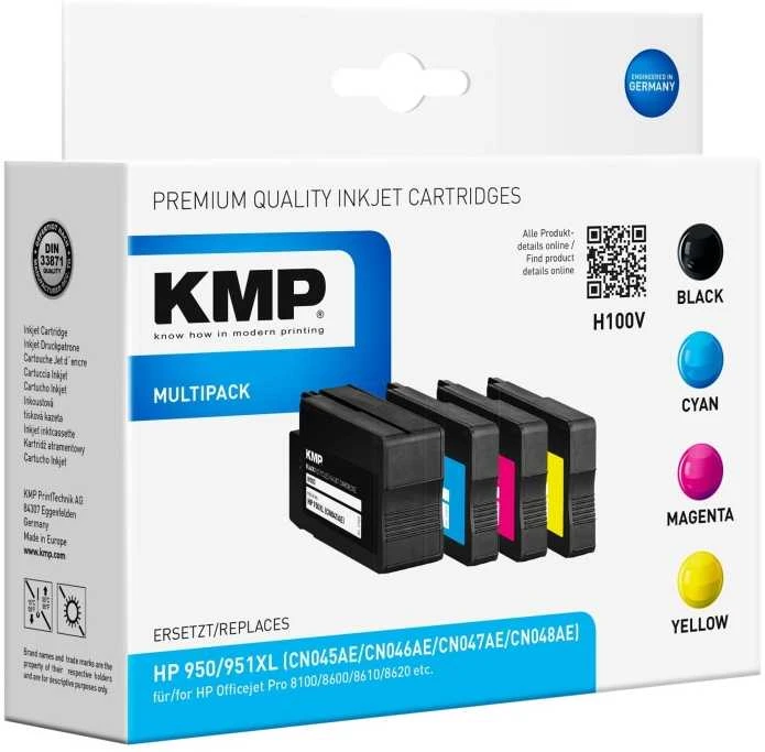 Legrand KMP Tintenpatronen Multipack ersetzt HP 950XL + 951XL (C2P43AE)
