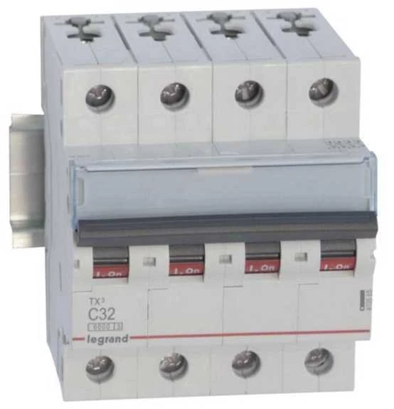Legrand grandinės pertraukiklis S304 C32 TX3 32A 6kA 403565