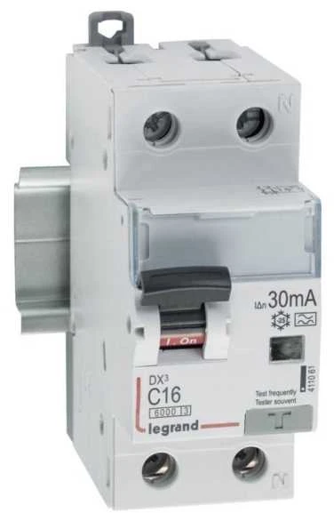 Legrand 411061 Diferencinis automatinis jungiklis 2P 16A C 0.03A, A tipas P312 DX3 411061