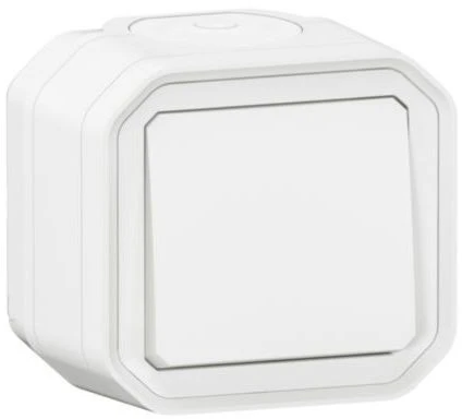 Legrand 069751L NAUJAS PLEXO 55 Laiptų jungiklių komplektas montuojamas ant paviršiaus 10 AX - 250V AC baltas 069751L