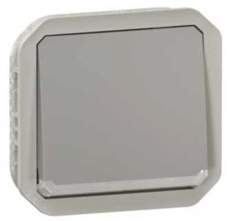 Legrand 069530L NAUJAS PLEXO 55 Dviejų polių jungiklio mechanizmas 10 AX - 250V AC pilka 069530L