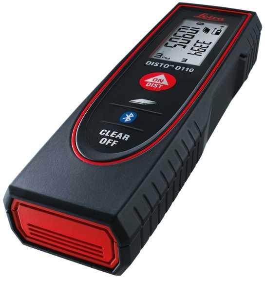 Leica Geosystems Lazerinis atstumų matuoklis Leica Disto D110 su Bluetooth