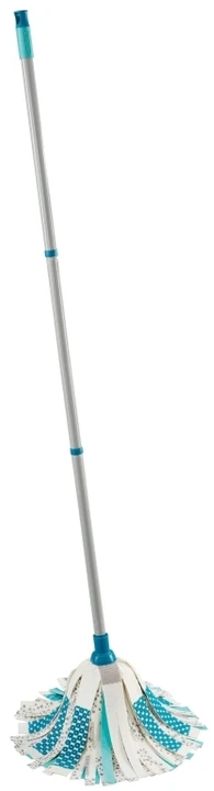 Leifheit 52119, mikropluoštas, viskozė, šlapiam valymui, mikropluoštas/viskozė, plienas, žalia, pilka, balta, 12 cm