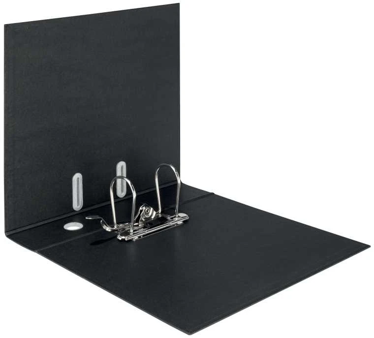 Laikiklis Leitz 180° perdirbamas svirtinis segtuvas, A4, kartonas, juodas, 600 lapų, 80 g/m², 320 mm
