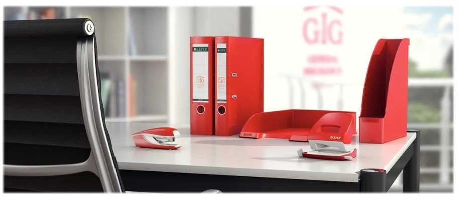 Leitz 5008 Hole Punch 30 lapų raudona (10K231B)