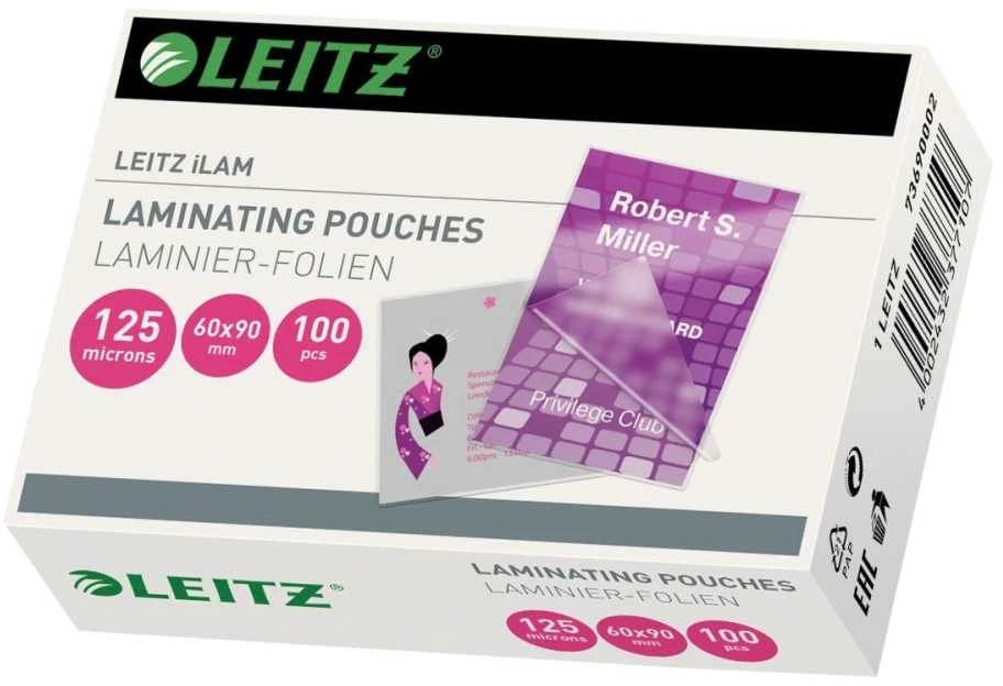 Leitz Esselte laminavimo folija 60x90 125mic (73690002)