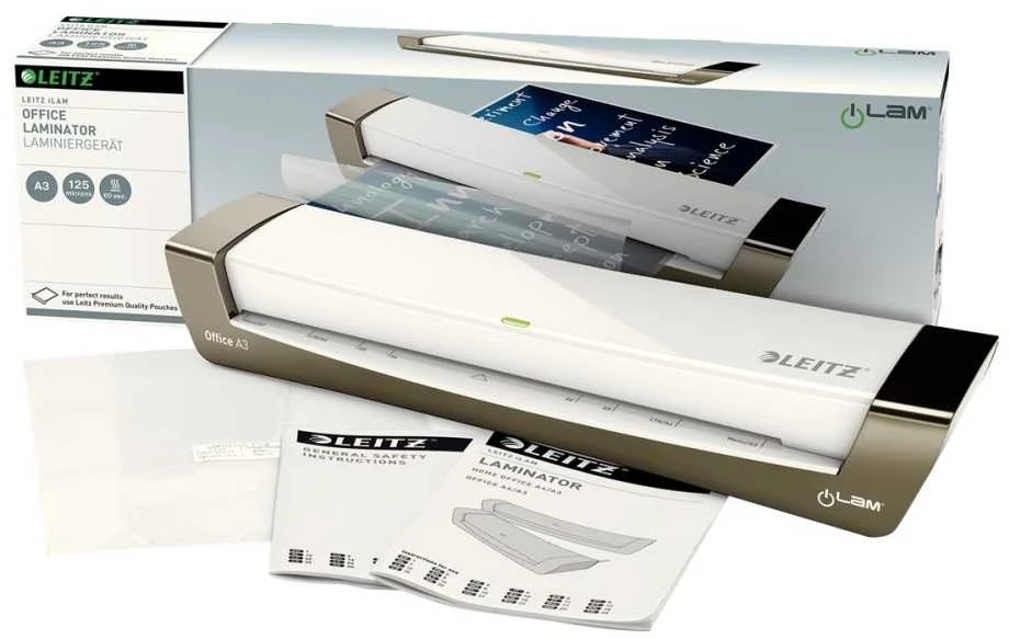 Laminavimo aparatas LEITZ iLAM OFFICE, A3, sidabro sp.