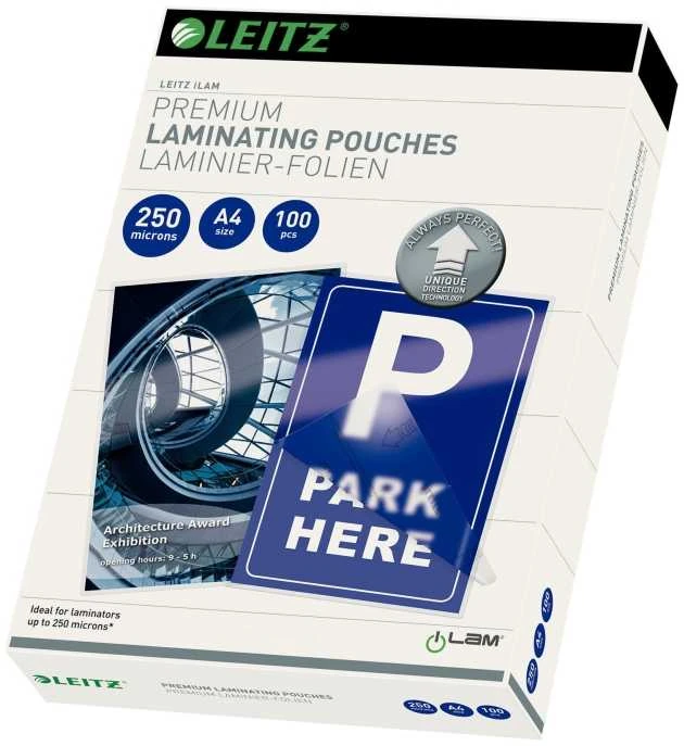 Leitz laminavimo maišelis A4 250mic (7484-00-00)