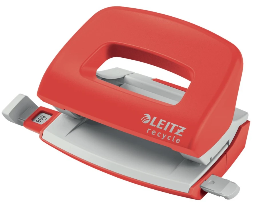 Skylmuša Leitz NeXXt Recycle Mini, 10 lapų, raudona