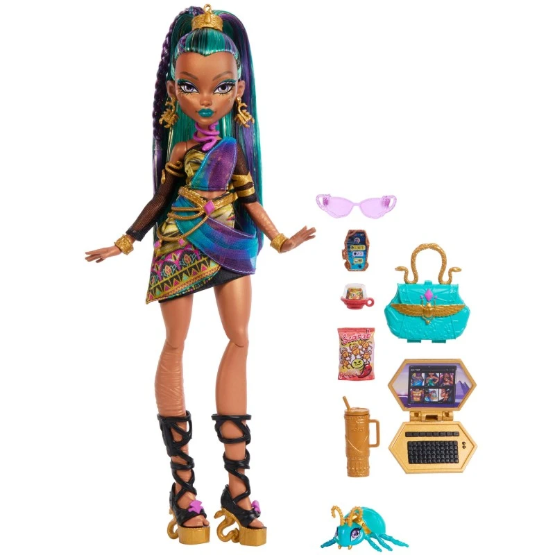 Lėlė su aksesuarais „Monster High Nefera“, JDR48