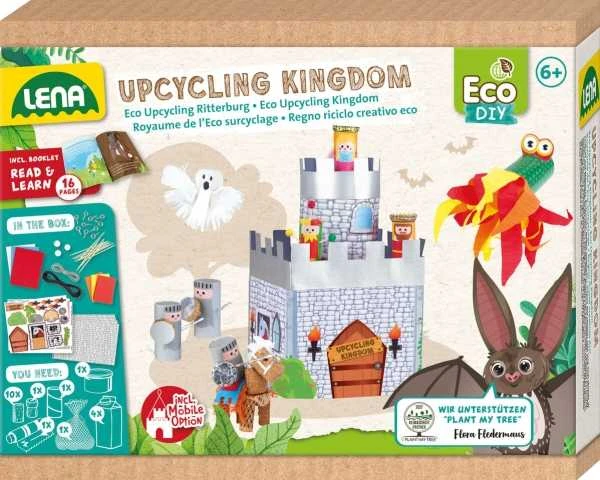 Lena „Eco Upcycling Kingdom“ rankdarbių rinkinys, Vaikams, 6 metai, Įvairių spalvų