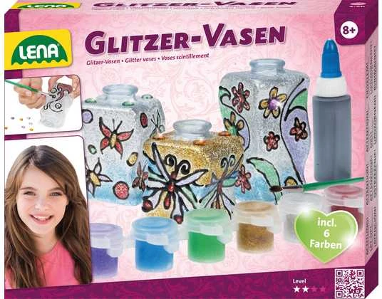 Lena Rinkinys Glitter vazos