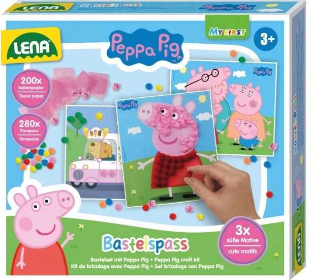 Lena Peppa Pig rankdarbių rinkinys su priedais