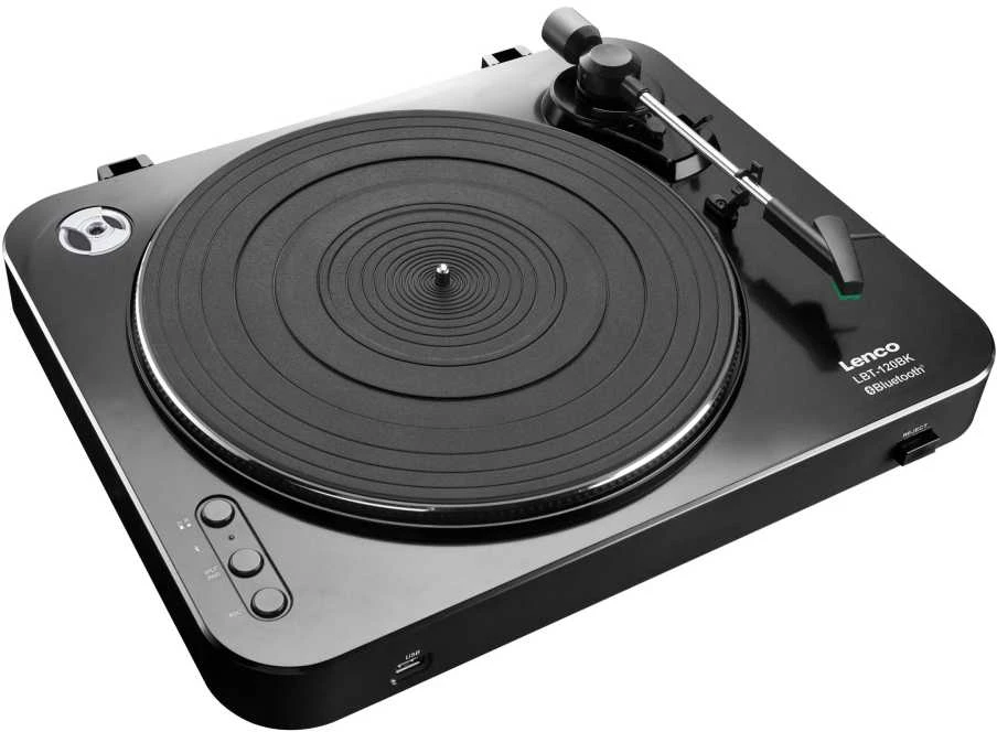 Patefonas Lenco LBT-120 su Bluetooth, Juodas