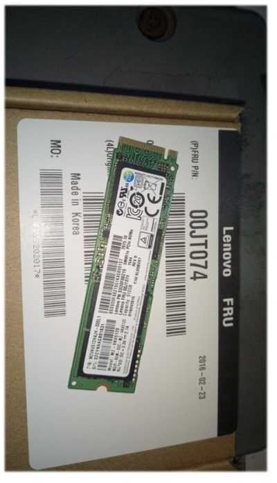Lenovo 00JT074, 512 GB, M.2