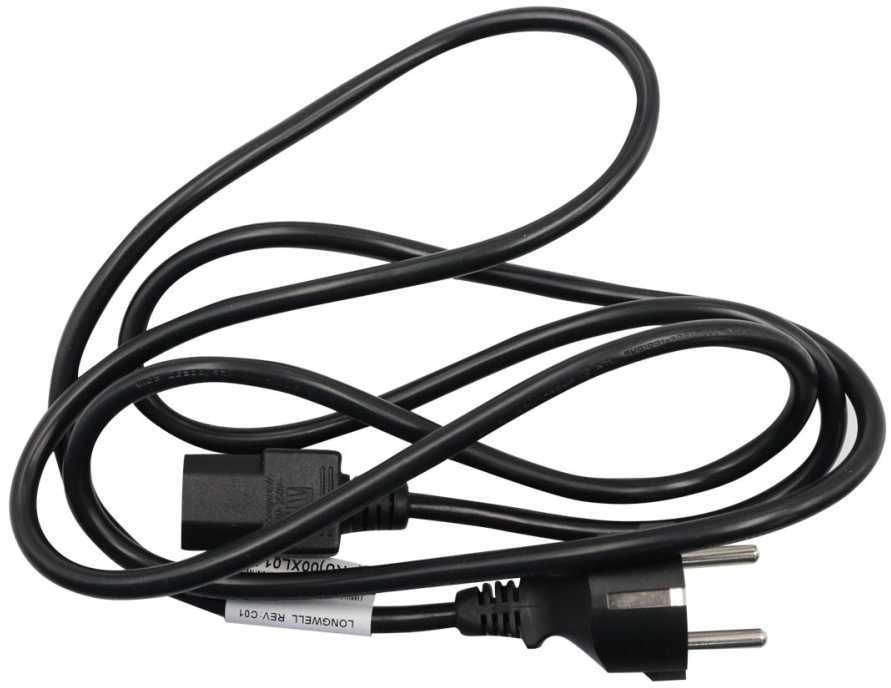 Kabelis zasilający Lenovo Lenovo 00XL014 kabelis zasilające Juodas 1,8 m