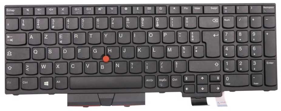 Klaviatūra Lenovo SG-85540-2FA Francuska (01HX190)