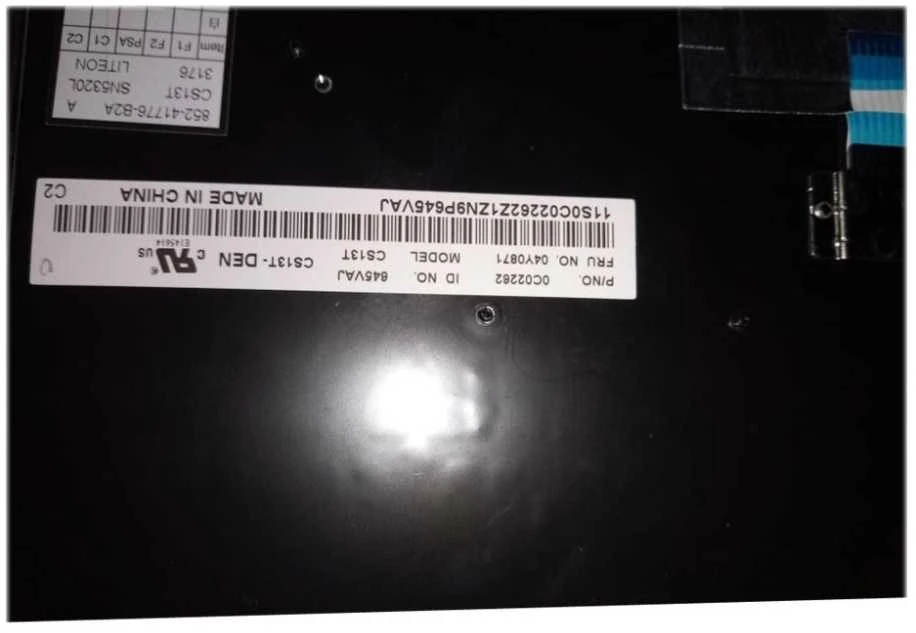 Lenovo 04Y0833, Klaviatūra, Danijos kalba, Lenovo, „ThinkPad T431s/T440s“