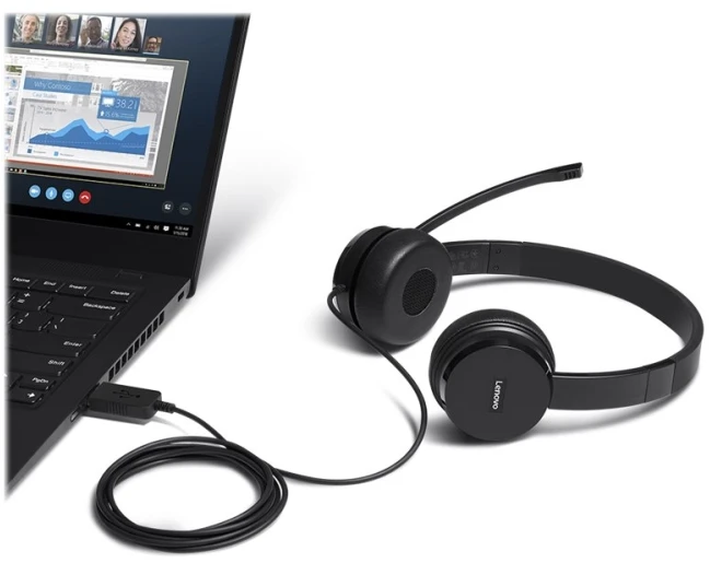 LENOVO ausinės 100 USB Mono Ausinės