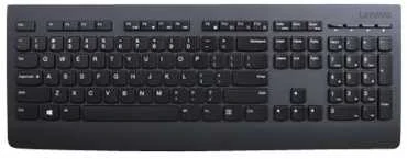 Klaviatūra Lenovo 4X30H56849 - Standard - Wireless - RF belaidė - Juodas