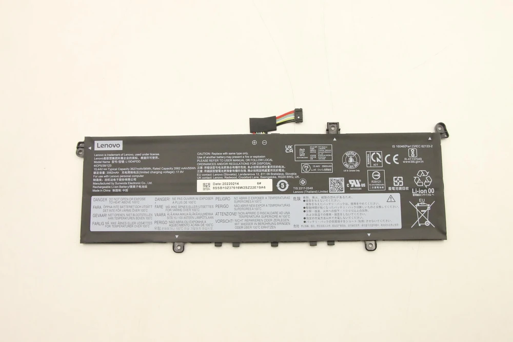 Lenovo 5B10Z37617, baterija, Lenovo, ThinkBook 13s G3 ACN nešiojamas kompiuteris – tipas 20YA
