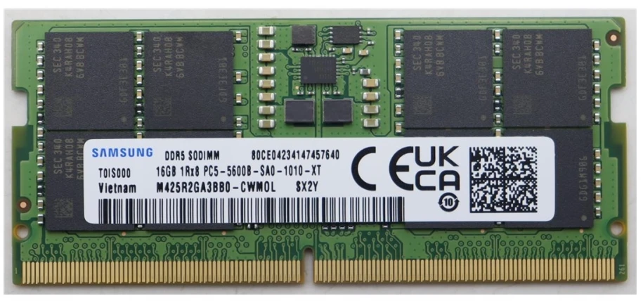 RAM Atmintis do laptopa Lenovo 16GB DDR5 SODIMM memory