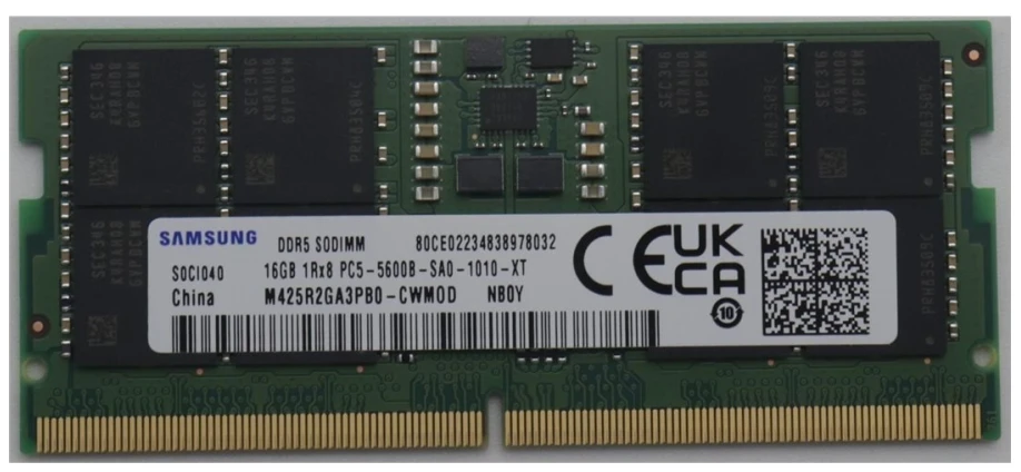 RAM Atmintis do laptopa Lenovo 16GB DDR5 SODIMM memory