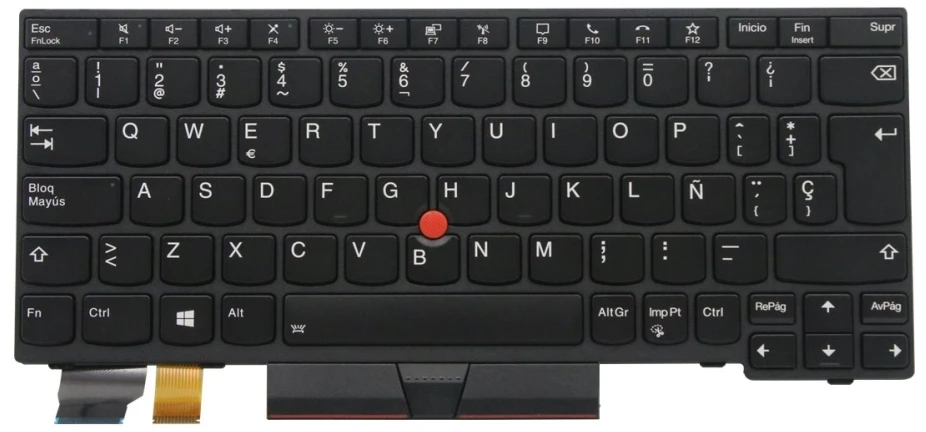 Lenovo 5N20V43046, Klaviatūra, Klaviatūros apšvietimas, Lenovo, ThinkPad X13 Gen 1