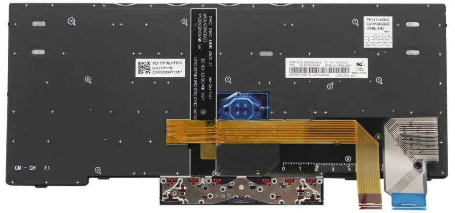 Lenovo 5N20V43046 dalys zamienne do notatników Klaviatūra