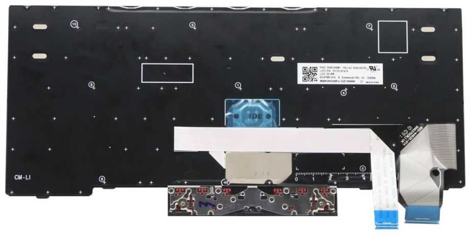Atmintis do laptopa Lenovo Lenovo 5N20V43153 dalys zamienne do notatników Klaviatūra