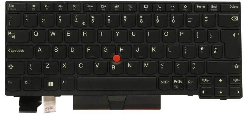 Lenovo 5N20V43169 dalys zamienne do notatników Klaviatūra