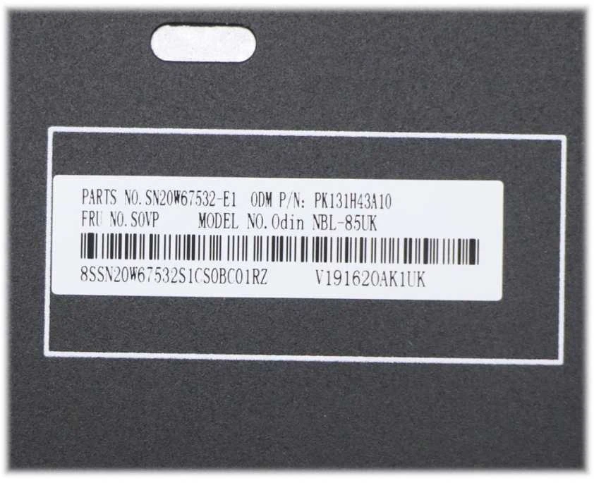 Lenovo 5N20W67748, Klaviatūra, JK anglų kalba, Lenovo, ThinkPad L14 Gen 2 (20X1, 20X2)