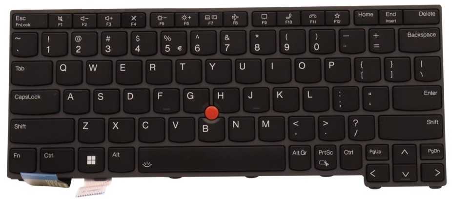 Atmintis do laptopa Lenovo Lenovo 5N21H77077 dalys zamienne do notatników Klaviatūra