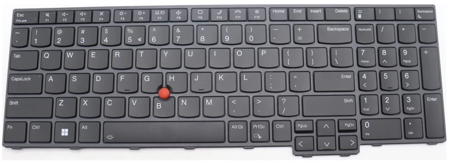 Lenovo 5N21K05177 dalių keitimas nešiojamiesiems kompiuteriams Klaviatūra