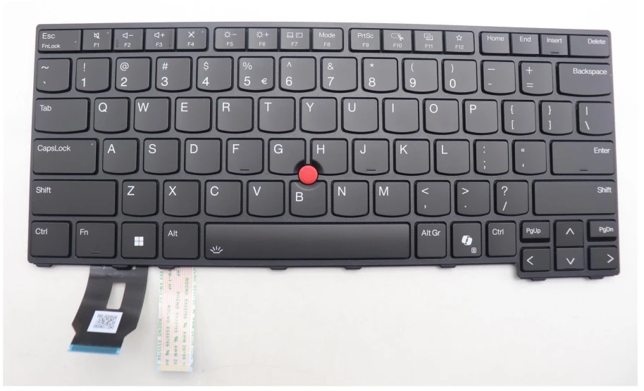 Lenovo 5N21M38346, Klaviatūra, Klaviatūros apšvietimas, Lenovo, ThinkPad T14 Gen 5