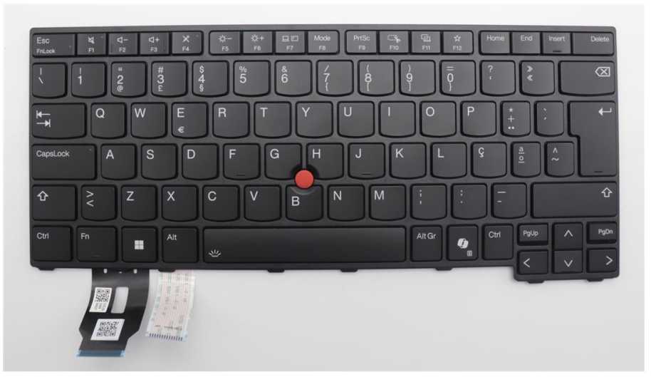 Lenovo Lenovo 5N21M38558 dalys zamienne do notatników Klaviatūra