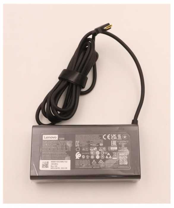 Nešiojamojo kompiuterio maitinimo adapteris Lenovo 100 W, 5 A, 20 V (100W AC power adapter for)